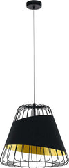 Lampadario-Industrial-Austell-1-Luce-Acciaio-Nero-E-Oro