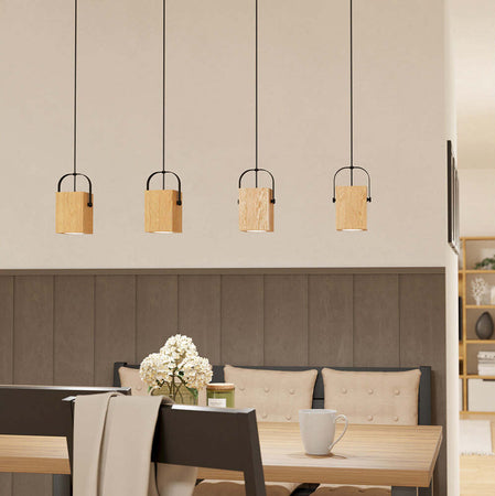 Lampadario-Industrial-Ayles-4-Luci-Acciaio-Nero