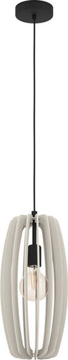 Lampadario-Industrial-Bajazzara-1-Luce-Acciaio-Nero-Diffusore-Grigio
