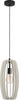 Lampadario-Industrial-Bajazzara-1-Luce-Acciaio-Nero-Diffusore-Grigio