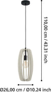 Lampadario-Industrial-Bajazzara-1-Luce-Acciaio-Nero-Diffusore-Grigio