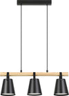 Lampadario-Industrial-Boyle-3-Luci-Metallo-Nero-E-Marrone