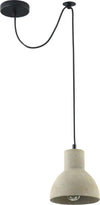 Lampadario-Industrial-Broni-Metallo-Nero-1-Luce-Diffusore-Calcestruzzo-Grigio