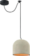 Lampadario-Industrial-Broni-Metallo-Nero-1-Luce-Diffusore-Calcestruzzo-Grigio