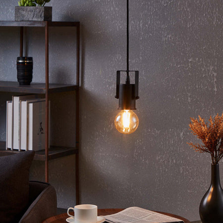 Lampadario-Industrial-Calari-1-Luce-Acciaio-Nero