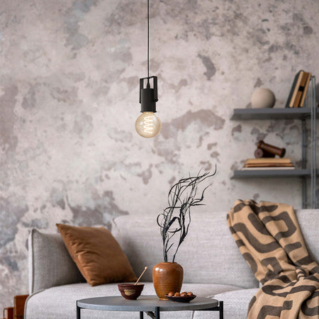 Lampadario-Industrial-Calari-1-Luce-Acciaio-Nero