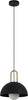 Lampadario-Industrial-Calmanera-1-Luce-Acciaio-Nero-E-Ottone