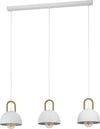 Lampadario-Industrial-Calmanera-3-Luci-Acciaio-Bianco-E-Ottone