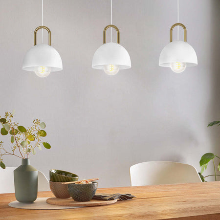Lampadario-Industrial-Calmanera-3-Luci-Acciaio-Bianco-E-Ottone