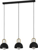 Lampadario-Industrial-Calmanera-3-Luci-Acciaio-Nero-E-Ottone