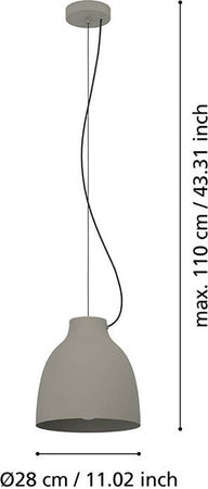 Lampadario-Industrial-Camasca-1-Luce-Acciaio-Grigio-E-Tortora