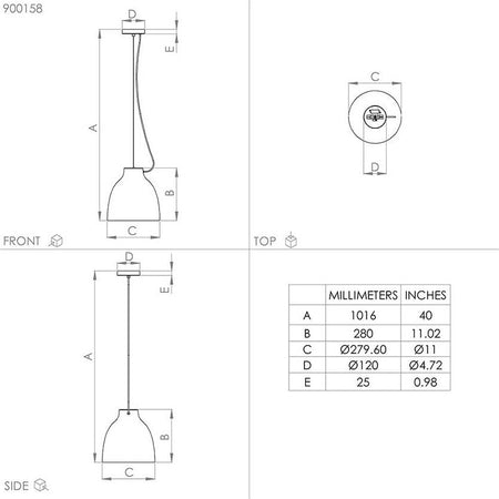 Lampadario-Industrial-Camasca-1-Luce-Acciaio-Nero