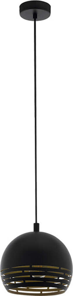 Lampadario-Industrial-Camastra-1-Luce-Acciaio-Nero-E-Oro