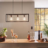 Lampadario-Industrial-Charterhouse-3-Luci-Acciaio-Nero