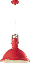 Lampadario-Industrial-Ferro-E-Ceramica-Vintage-Rosso-1-Luce-E27-40Cm