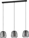 Lampadario-Industrial-Floresta-3-Luci-Acciaio-Nero