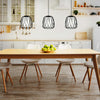 Lampadario-Industrial-Floresta-3-Luci-Acciaio-Nero