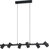 Lampadario-Industrial-Gatuela-1-6-Luci-Acciaio-Nero