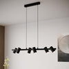 Lampadario-Industrial-Gatuela-1-6-Luci-Acciaio-Nero