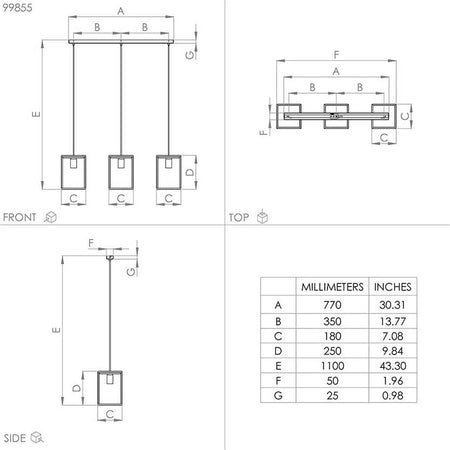 Lampadario-Industrial-Libertad-3-Luci-Metallo-Nero-E-Marrone