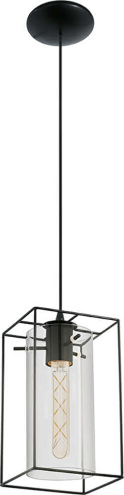 Lampadario-Industrial-Loncino-1-Luce-Acciaio-Nero