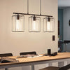 Lampadario-Industrial-Loncino-3-Luci-Acciaio-Nero