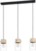 Lampadario-Industrial-Madreselva-3-Luci-Acciaio-Nero