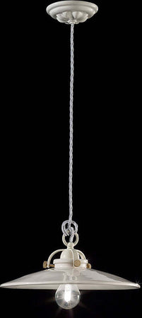 Lampadario-Industrial-Minimal-B&W-Metallo-Smaltato-Bianco-1-Luce-E27-31Cm