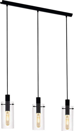 Lampadario-Industrial-Montefino-3-Luci-Acciaio-Nero