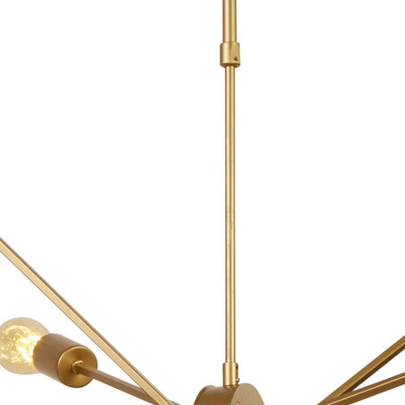 Lampadario-Industrial-Nordico-Alfa-Acciaio-Oro-10-Luci-E27