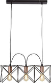 Lampadario-Industrial-Nordico-Antea-Acciaio-Nero-Rame-3-Luci-E27