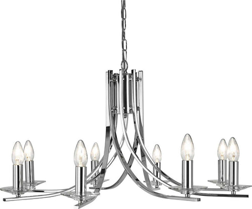 Lampadario-Industrial-Nordico-Ascona-Acciaio-Cromo-Vetro-8-Luci-E14
