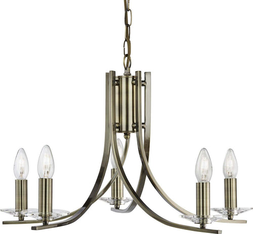Lampadario-Industrial-Nordico-Ascona-Acciaio-Ottone-Vetro-5-Luci-E14