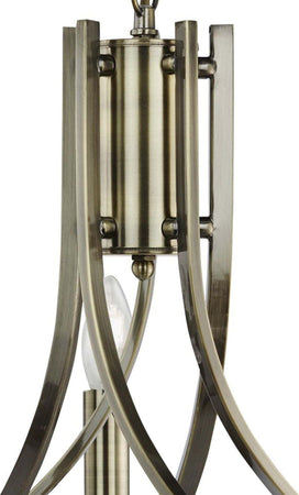 Lampadario-Industrial-Nordico-Ascona-Acciaio-Ottone-Vetro-5-Luci-E14