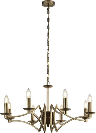 Lampadario-Industrial-Nordico-Ascot-Acciaio-Ottone-8-Luci-E14