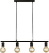 Lampadario-Industrial-Nordico-Danza-Acciaio-Nero-4-Luci-E27