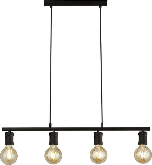 Lampadario-Industrial-Nordico-Danza-Acciaio-Nero-4-Luci-E27