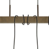 Lampadario-Industrial-Nordico-Fienile-Acciaio-Marrone-6-Luci-E27