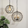 Lampadario-Industrial-Nordico-Finezza-Acciaio-Nero-Oro-3-Luci-E14