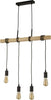Lampadario-Industrial-Nordico-Legnoso-Acciaio-Marrone-Legno-4-Luci-E27