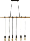 Lampadario-Industrial-Nordico-Legnoso-Acciaio-Marrone-Legno-6-Luci-E27