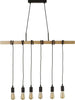 Lampadario-Industrial-Nordico-Legnoso-Acciaio-Marrone-Legno-6-Luci-E27