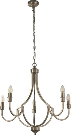Lampadario-Industrial-Nordico-Loggia-Acciaio-Argento-5-Luci-E14