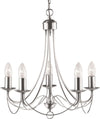 Lampadario-Industrial-Nordico-Maypole-Acciaio-Argento-5-Luci-E14