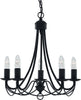 Lampadario-Industrial-Nordico-Maypole-Acciaio-Nero-5-Luci-E14
