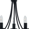 Lampadario-Industrial-Nordico-Maypole-Acciaio-Nero-5-Luci-E14