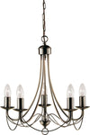 Lampadario-Industrial-Nordico-Maypole-Acciaio-Ottone-5-Luci-E14