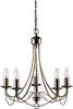Lampadario-Industrial-Nordico-Maypole-Acciaio-Ottone-5-Luci-E14