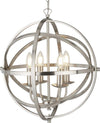 Lampadario-Industrial-Nordico-Orbita-Acciaio-Argento-4-Luci-E14