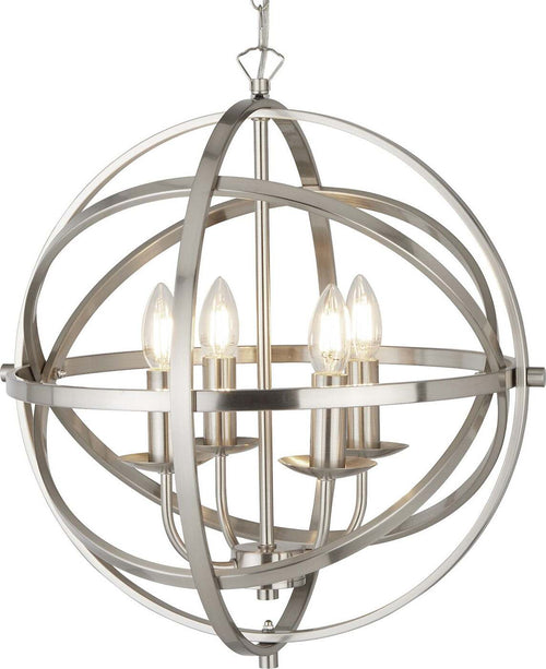 Lampadario-Industrial-Nordico-Orbita-Acciaio-Argento-4-Luci-E14